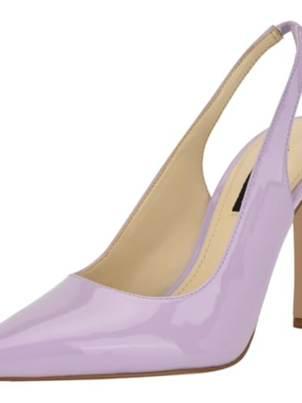 Nine West Feather Slingback Pointed Toe Stiletto Pump Heel